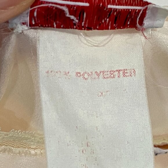 Vintage Lindsey Blake Short Satin Robe Nightgown Set Size M Lace Trim Pale Pink - Picture 10 of 14